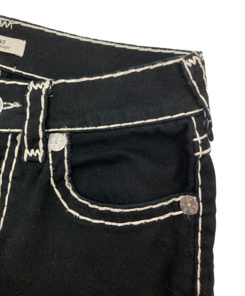 TRUE RELIGION（トゥルー レリジョン）TRUE RELIGION (トゥルー レリジョン) RICKY Relaxed Straight ブラック サイズ:SIZE 34の古着・服飾アイテム