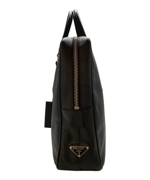 PRADA（プラダ）PRADA (プラダ) サフィアーノレザーブリーフケース ブラック サイズ:-の古着・服飾アイテム