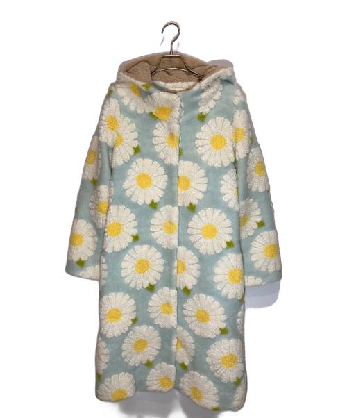 franche lippee（フランシュリッペ）franche lippee (フランシュリッペ) マーガレットフードコート ホワイト×ブルー サイズ:Ⅿの古着・服飾アイテム