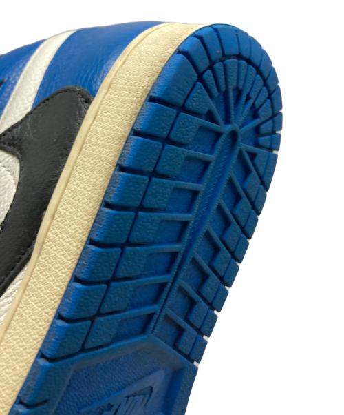 NIKE（ナイキ）NIKE (ナイキ) FRAGMENTS (フラグメント) Travis Scott (トラヴィススコット) AIR JORDAN 1 RETRO HIGH OG SP ブルー×ホワイト サイズ:SIZE 28cmの古着・服飾アイテム