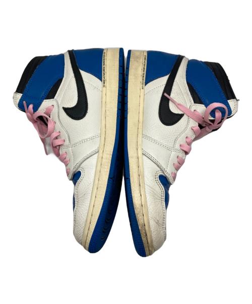NIKE（ナイキ）NIKE (ナイキ) FRAGMENTS (フラグメント) Travis Scott (トラヴィススコット) AIR JORDAN 1 RETRO HIGH OG SP ブルー×ホワイト サイズ:SIZE 28cmの古着・服飾アイテム