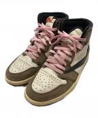 NIKE×Travis Scottナイキ×トラヴィススコット）の古着「Air Jordan 1 Retro High OG TS SP "Sail/Dark Mocha"」｜ブラウン×ホワイト