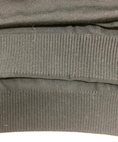 Leilian（レリアン）LEILIAN (レリアン) チュールフリルハイネックニット ブラック サイズ:SIZE 9の古着・服飾アイテム