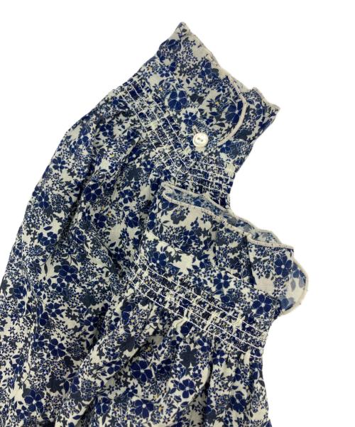 SLOBE IENA（スローブ イエナ）SLOBE IENA (スローブ イエナ) フリルピンタックブラウス ブルー サイズ:SIZE Freeの古着・服飾アイテム