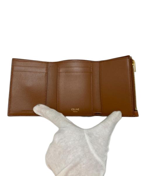 CELINE（セリーヌ）CELINE (セリーヌ) ファインストラップウォレット ニノ ブラウン サイズ:-の古着・服飾アイテム