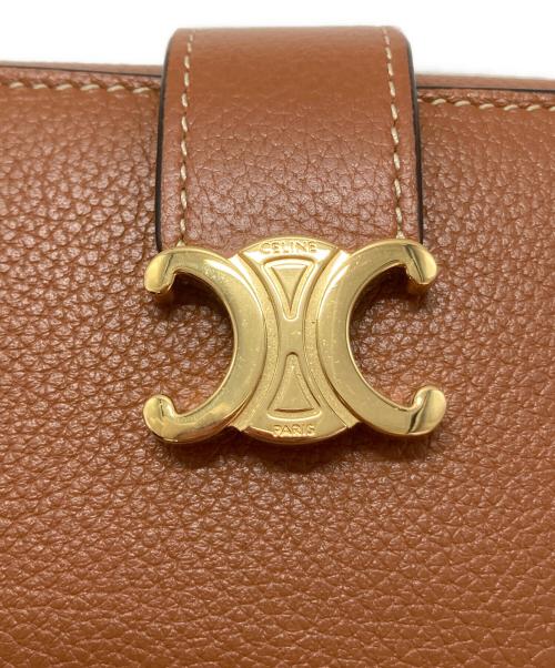 CELINE（セリーヌ）CELINE (セリーヌ) ファインストラップウォレット ニノ ブラウン サイズ:-の古着・服飾アイテム