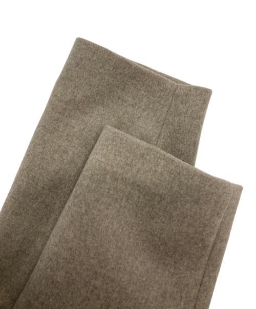 JOURNAL STANDARD（ジャーナルスタンダード）JOURNAL STANDARD (ジャーナルスタンダード) スーパー140ビーバーノーカラーショートコート ベージュ サイズ:Sの古着・服飾アイテム