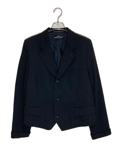 tricot COMME des GARCONS（トリココムデギャルソン）tricot COMME des GARCONS (トリココムデギャルソン) 3ボタンウールテーラードジャケット ブラック サイズ:Ⅿの古着・服飾アイテム