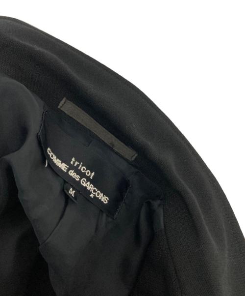 tricot COMME des GARCONS（トリココムデギャルソン）tricot COMME des GARCONS (トリココムデギャルソン) 3ボタンウールテーラードジャケット ブラック サイズ:Ⅿの古着・服飾アイテム