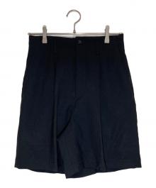 tricot COMME des GARCONS（トリココムデギャルソン）の古着「ウールタックハーフパンツ」｜ブラック