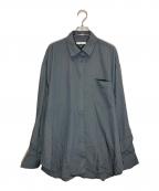 anukeアンヌーク）の古着「Stitch Over Shirts」｜グレー