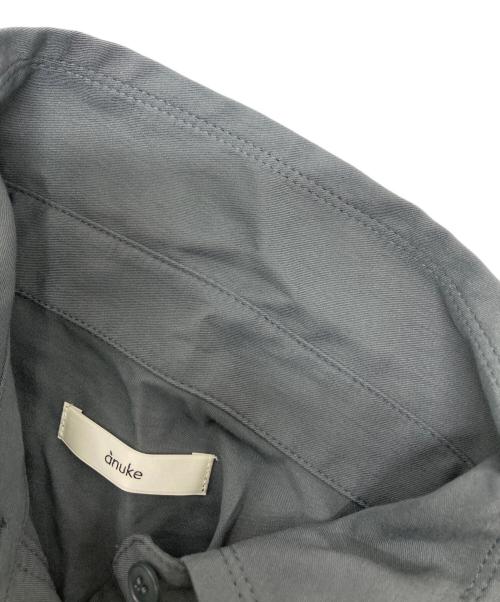 anuke（アンヌーク）anuke (アンヌーク) Stitch Over Shirts グレー サイズ:SIZE Freeの古着・服飾アイテム