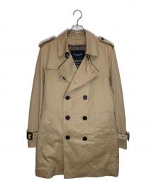 BURBERRY BLACK LABEL（バーバリーブラックレーベル）の古着「裏地ノバチェックライナー付きトレンチコート」｜ベージュ