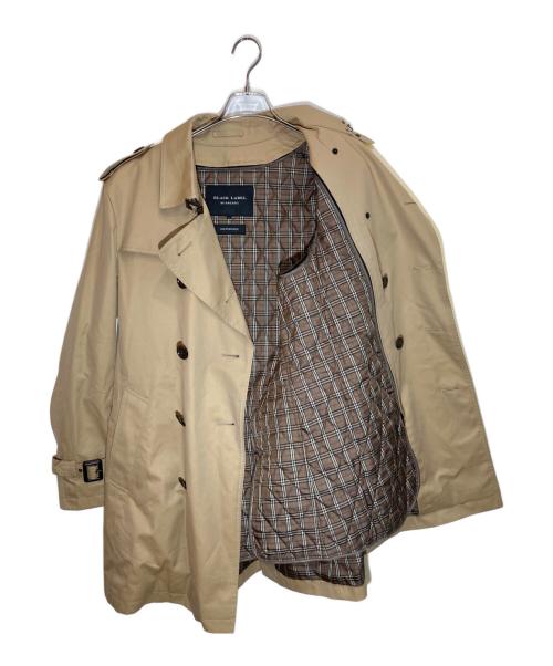 BURBERRY BLACK LABEL（バーバリーブラックレーベル）BURBERRY BLACK LABEL (バーバリーブラックレーベル) 裏地ノバチェックライナー付きトレンチコート ベージュ サイズ:Lの古着・服飾アイテム