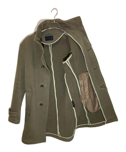 Junhashimoto（ジュンハシモト）junhashimoto (ジュンハシモト) STAND COLLAR COAT オリーブ サイズ:SIZE 5の古着・服飾アイテム