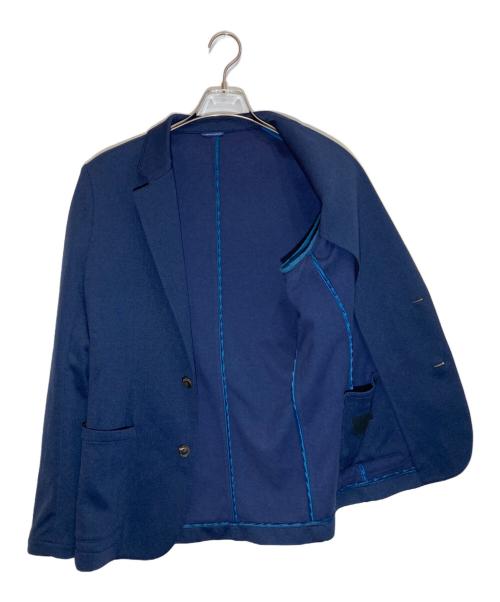 Junhashimoto（ジュンハシモト）junhashimoto (ジュンハシモト) JERSEY JACKET ネイビー サイズ:4の古着・服飾アイテム