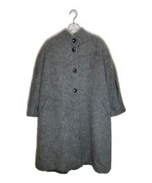 MaxMara（マックスマーラ）の古着「アルパカウールシャギーコート」｜グレー
