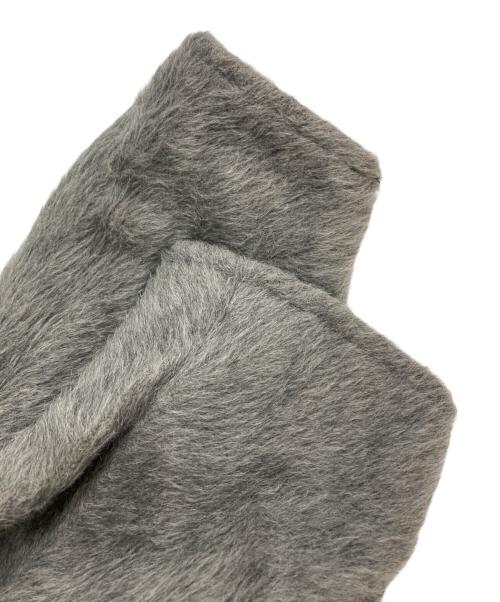 MaxMara（マックスマーラ）MaxMara (マックスマーラ) アルパカウールシャギーコート グレー サイズ:SIZE J 40の古着・服飾アイテム