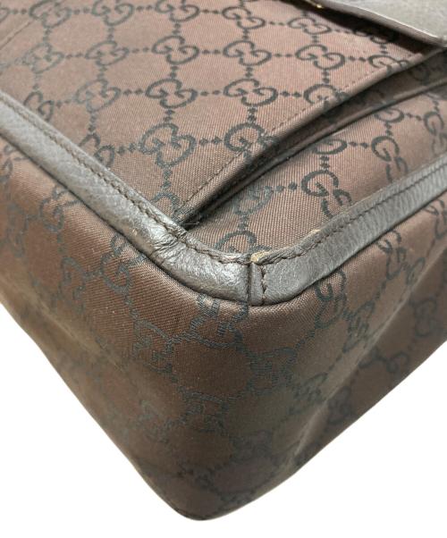 GUCCI（グッチ）GUCCI (グッチ) アビー ラインGG柄 トートバッグ ブラウン サイズ:-の古着・服飾アイテム