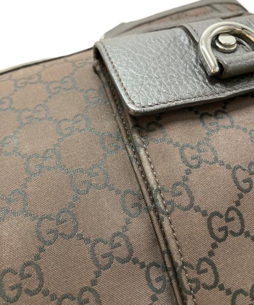 GUCCI（グッチ）GUCCI (グッチ) アビー ラインGG柄 トートバッグ ブラウン サイズ:-の古着・服飾アイテム