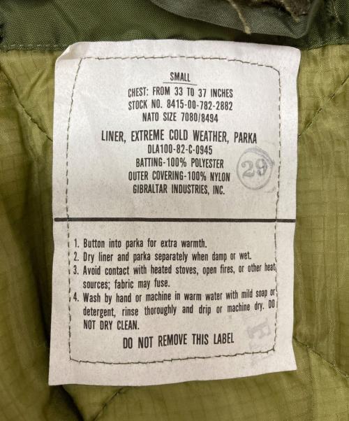 US ARMY（ユーエスアーミー）US ARMY (ユーエスアーミー) M-65 FISHTAIL PARKA オリーブ サイズ:Sの古着・服飾アイテム
