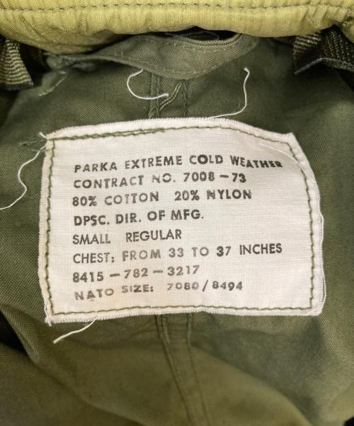 US ARMY（ユーエスアーミー）US ARMY (ユーエスアーミー) M-65 FISHTAIL PARKA オリーブ サイズ:Sの古着・服飾アイテム