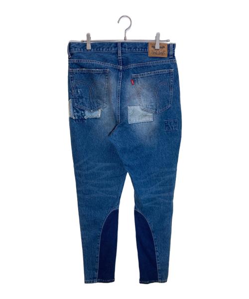 glamb（グラム）glamb (グラム) Unplugged Poly Denim インディゴ サイズ:Lの古着・服飾アイテム