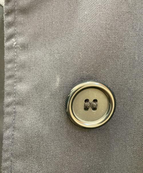 Burberry's（バーバリーズ）Burberry's (バーバリーズ) 裏地チェックステンカラーコート ネイビー サイズ:-の古着・服飾アイテム