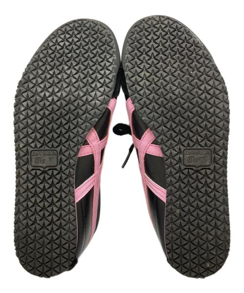 Onitsuka Tiger（オニツカタイガー）Onitsuka Tiger (オニツカタイガー) Patou (パトゥ) MEXICO'66 ブラック×ピンク サイズ:SIZE 23.5cmの古着・服飾アイテム