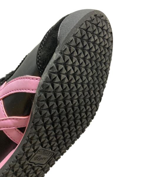 Onitsuka Tiger（オニツカタイガー）Onitsuka Tiger (オニツカタイガー) Patou (パトゥ) MEXICO'66 ブラック×ピンク サイズ:SIZE 23.5cmの古着・服飾アイテム