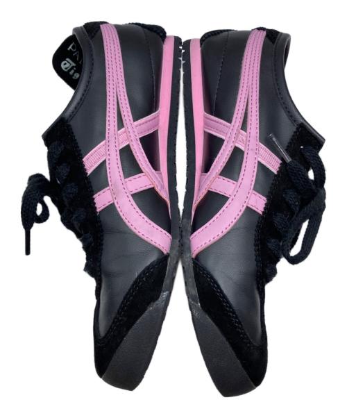 Onitsuka Tiger（オニツカタイガー）Onitsuka Tiger (オニツカタイガー) Patou (パトゥ) MEXICO'66 ブラック×ピンク サイズ:SIZE 23.5cmの古着・服飾アイテム