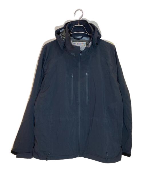 ak BURTON（エーケー バートン）ak BURTON (エーケー バートン) ナイロンフーデッドジャケット ブラック サイズ:Lの古着・服飾アイテム