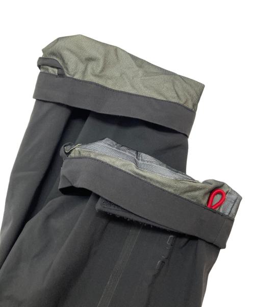ak BURTON（エーケー バートン）ak BURTON (エーケー バートン) ナイロンフーデッドジャケット ブラック サイズ:Lの古着・服飾アイテム