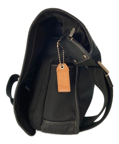 COACH（コーチ）COACH (コーチ) ナイロンレザーショルダーバッグ ブラック サイズ:-の古着・服飾アイテム