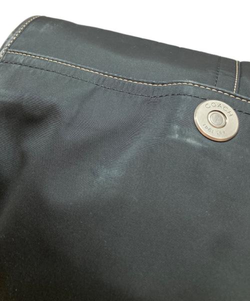 COACH（コーチ）COACH (コーチ) ナイロンレザーショルダーバッグ ブラック サイズ:-の古着・服飾アイテム