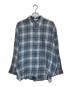 CLANE（クラネ）の古着「2WAY OVER OMBRE CHECK SHIRTS」｜グレー