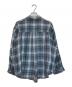 CLANE (クラネ) 2WAY OVER OMBRE CHECK SHIRTS グレー サイズ:1：14000円
