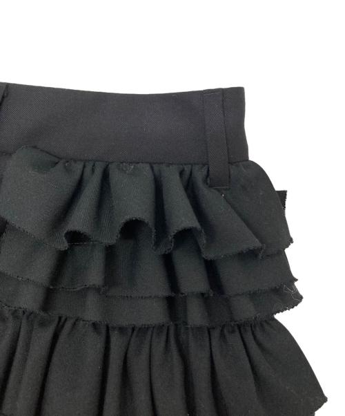 CLANE（クラネ）CLANE (クラネ) FRILLED SLACKS ブラック サイズ:1の古着・服飾アイテム