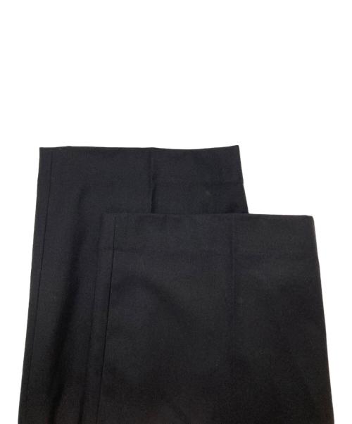 CLANE（クラネ）CLANE (クラネ) FRILLED SLACKS ブラック サイズ:1の古着・服飾アイテム