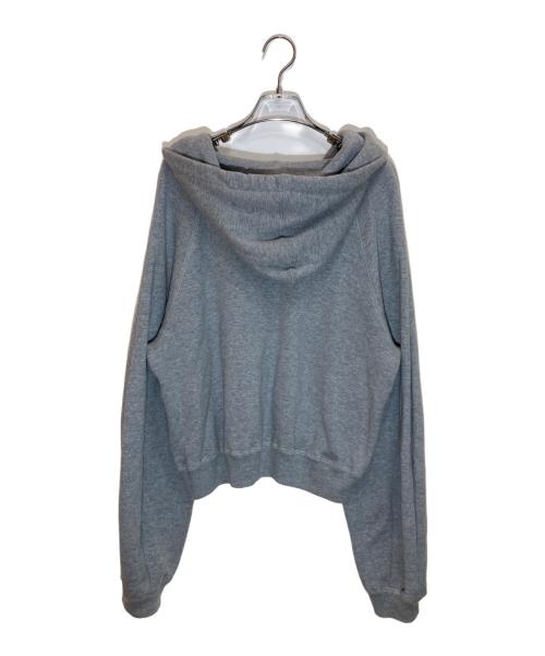 CLANE（クラネ）CLANE (クラネ) LOGO COMPACT ZIP UP HOODIE グレー サイズ:2の古着・服飾アイテム