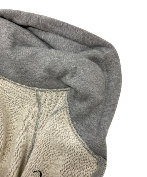 CLANE（クラネ）CLANE (クラネ) LOGO COMPACT ZIP UP HOODIE グレー サイズ:2の古着・服飾アイテム
