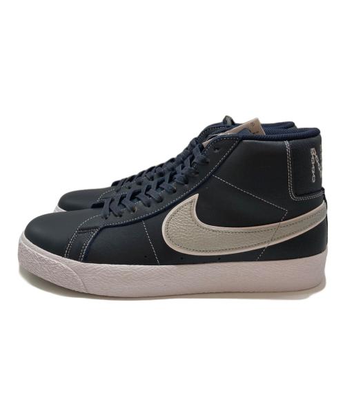 NIKE SB（ナイキエスビー）NIKE SB (ナイキエスビー) MASON SILVA (メイソン・シルヴァ) ZOOM BLAZER MID MS QS ネイビー サイズ:SIZE 28cmの古着・服飾アイテム
