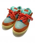 NIKE SBナイキエスビー）の古着「DUNK LOW PRO PREMIUM」｜ブルー×オレンジ