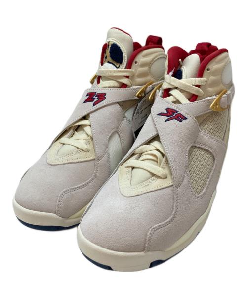 NIKE（ナイキ）NIKE (ナイキ) SoleFly (ソールフライ) AIR JORDAN 8 RETRO SP ベージュ×レッド サイズ:SIZE 28cmの古着・服飾アイテム