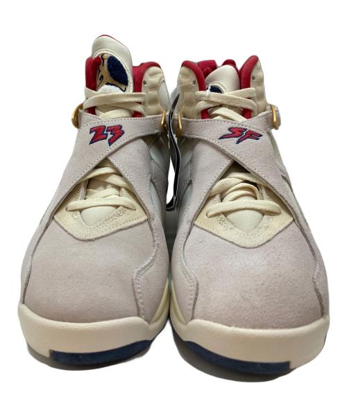 NIKE（ナイキ）NIKE (ナイキ) SoleFly (ソールフライ) AIR JORDAN 8 RETRO SP ベージュ×レッド サイズ:SIZE 28cmの古着・服飾アイテム
