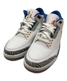 NIKE（ナイキ）の古着「AIR JORDAN 3 RETRO」｜ホワイト×ブルー
