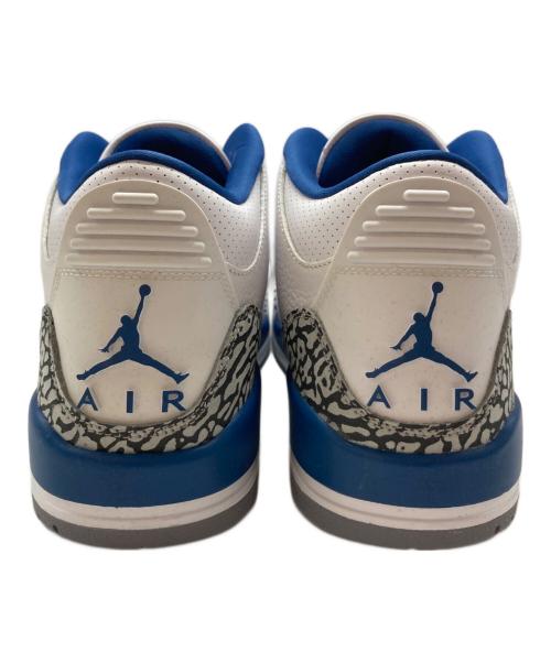 NIKE（ナイキ）NIKE (ナイキ) AIR JORDAN 3 RETRO ホワイト×ブルー サイズ:SIZE 28cmの古着・服飾アイテム