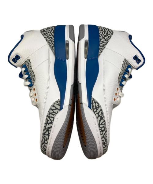 NIKE（ナイキ）NIKE (ナイキ) AIR JORDAN 3 RETRO ホワイト×ブルー サイズ:SIZE 28cmの古着・服飾アイテム