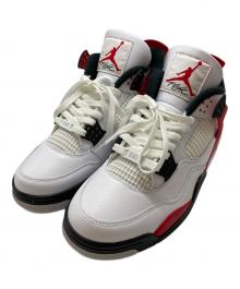 NIKE（ナイキ）の古着「AIR JORDAN 4 RETRO」｜ホワイト×レッド