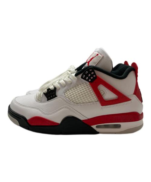NIKE（ナイキ）NIKE (ナイキ) AIR JORDAN 4 RETRO ホワイト×レッド サイズ:SIZE 28cmの古着・服飾アイテム